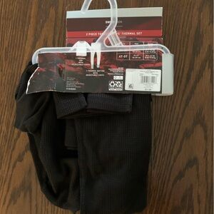 Toddler Thermal underwear shirt and bottoms Black size 2t-3t